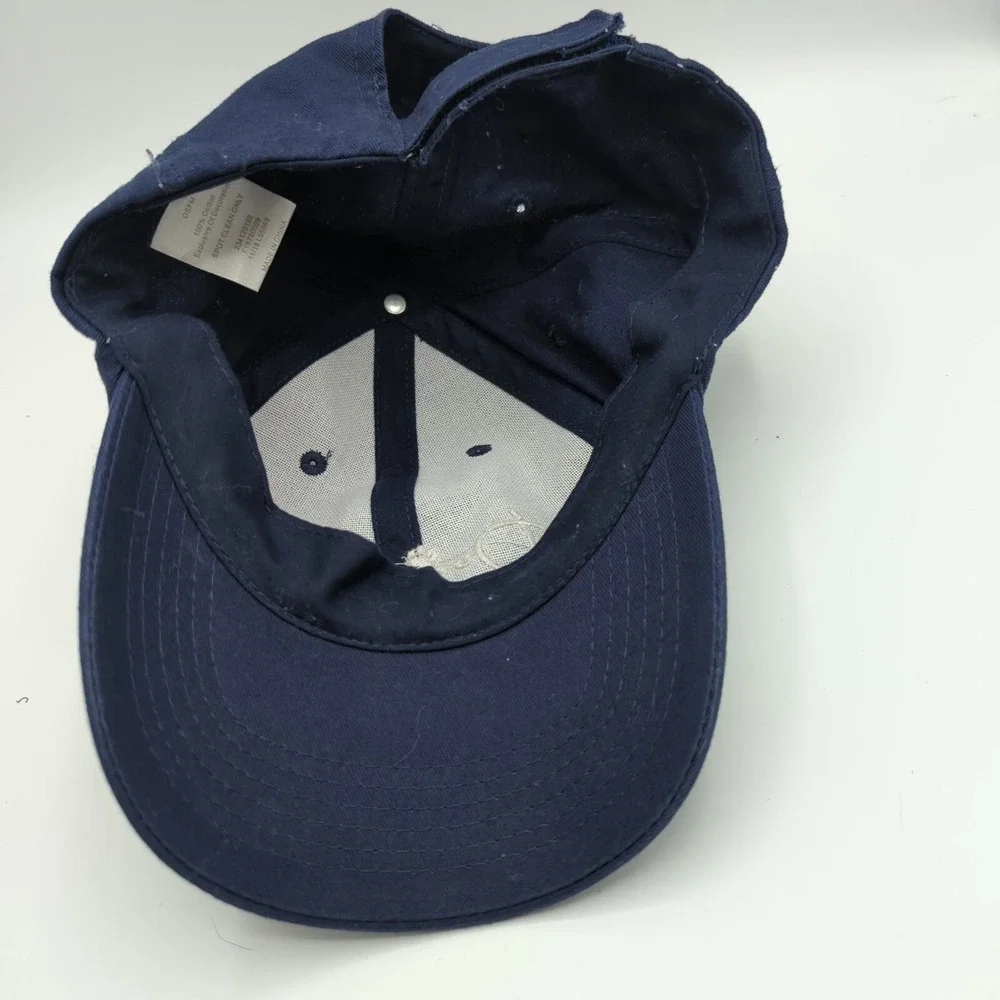 Lot of 2 Dog Mom & Dog Dad Baseball Hat Cap OSFA Teal Navy Blue Adjustable